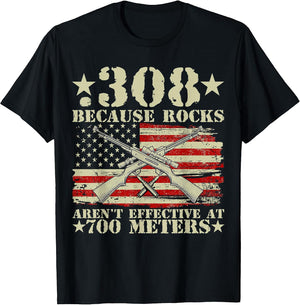 308 Because Rocks Aren't Effective At 700 Meters