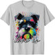 Colorful Splash Art Love is My Miniature Schnauzer Mama