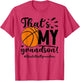 That's My Grandson Basketball Grandma of A Basketball Player