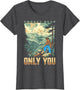Smokey Bear Only You Vintage WPA Style Mountains Art Scene