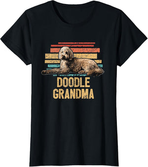 Retro Doodle Grandma Goldendoodle Dog Mom Cute Dog Lover