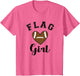 Flag Football Flag Girl Heart