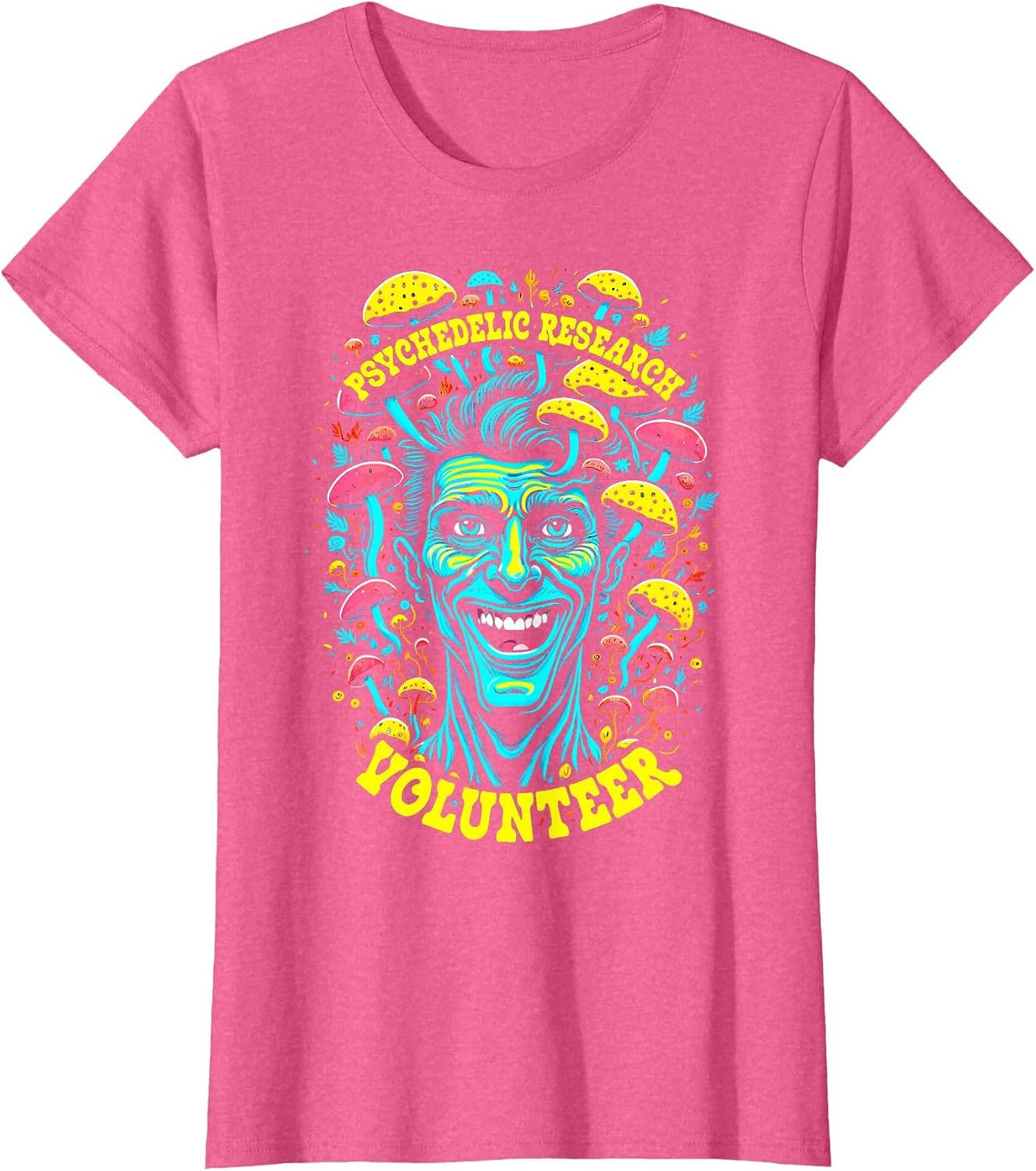 Psychedelic Research Volunteer Happy Hippie Magic Mushrooms