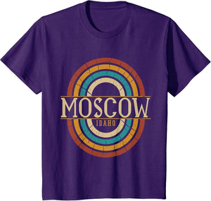 Vintage Retro Moscow Idaho ID Women Men Souvenirs