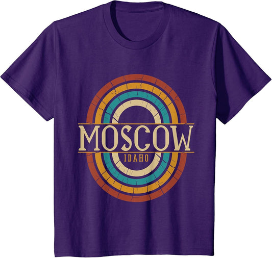 Vintage Retro Moscow Idaho ID Women Men Souvenirs