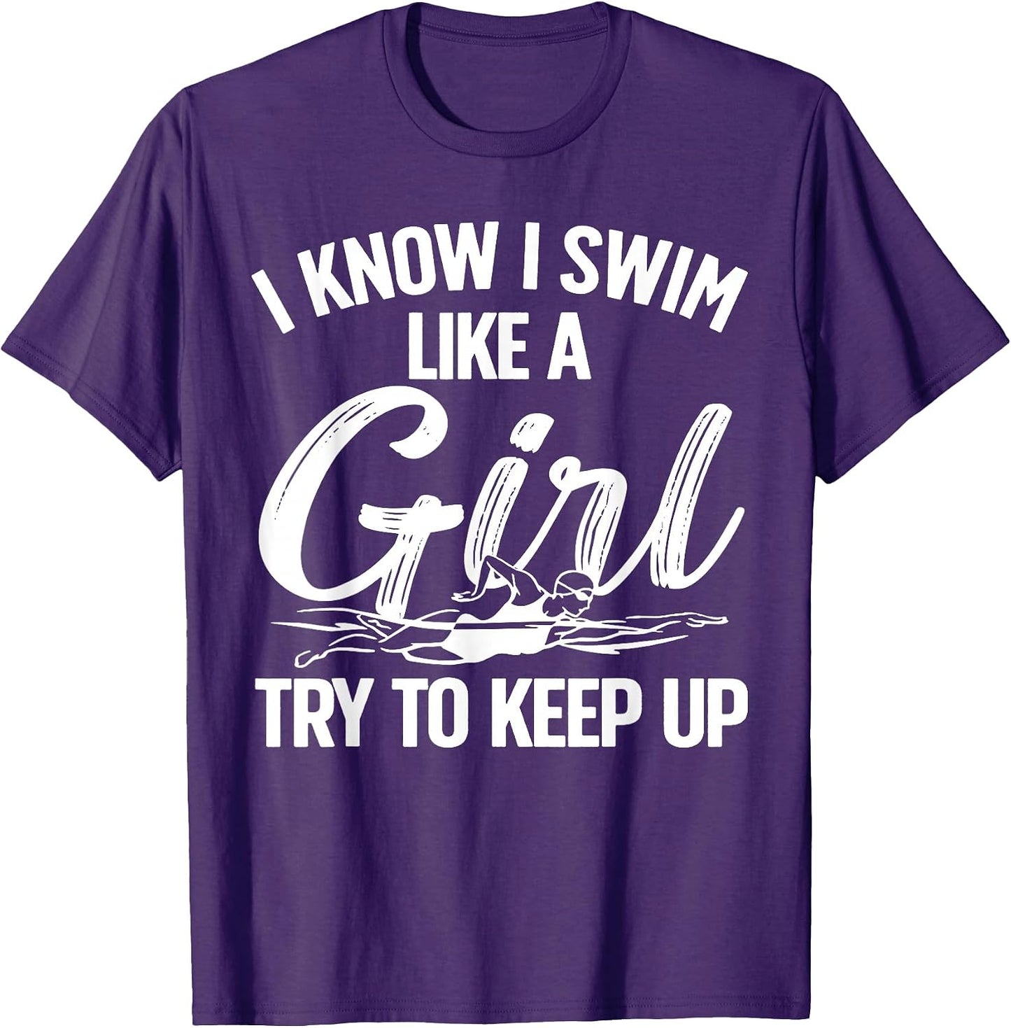 Funny Swimming Design Women Kids Swimmer Swim Lovers