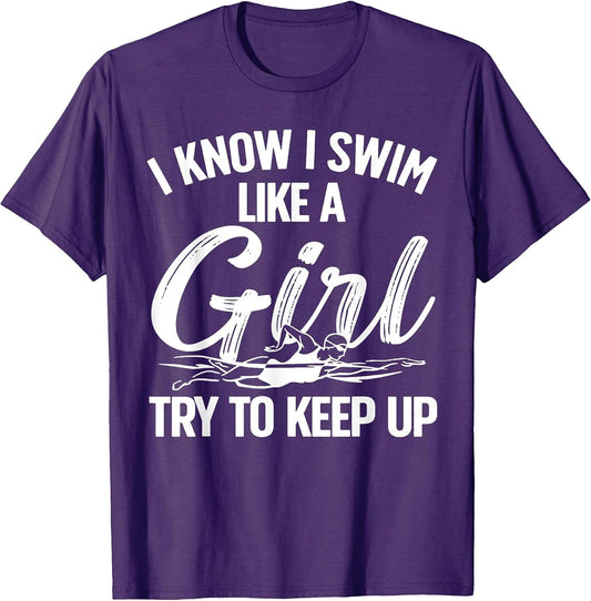 Funny Swimming Design Women Kids Swimmer Swim Lovers