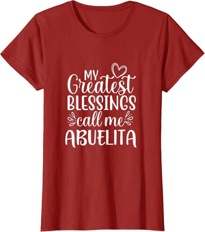 My Greatest Blessings Call Me Abuelita Spanish Grandma