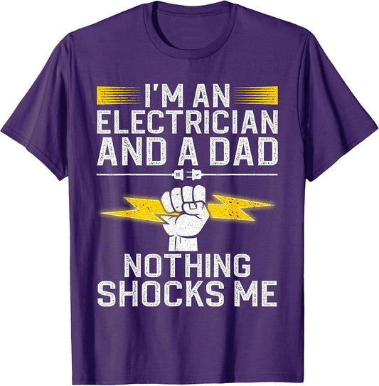 Cool Electrician Design Dad Professional Electrician