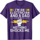 Cool Electrician Design Dad Professional Electrician