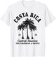 Costa Rica Souvenirs Vintage Palm Trees Surf Beach