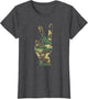 Camo Peace Sign Symbol Camouflage Women Adults