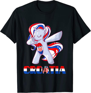 Croatia Unicorn Croatian Flag Hrvatska Croatian Roots