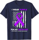 I Wear Purple for My Daughter Pancreatic Cancer Awareness