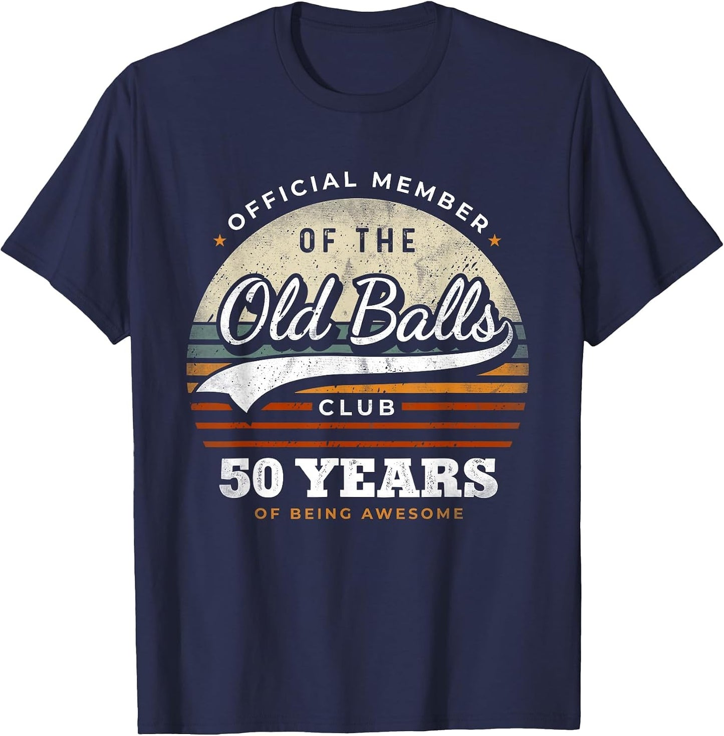 Official Member Old Balls Club 50 Years Funny 50th Birthday