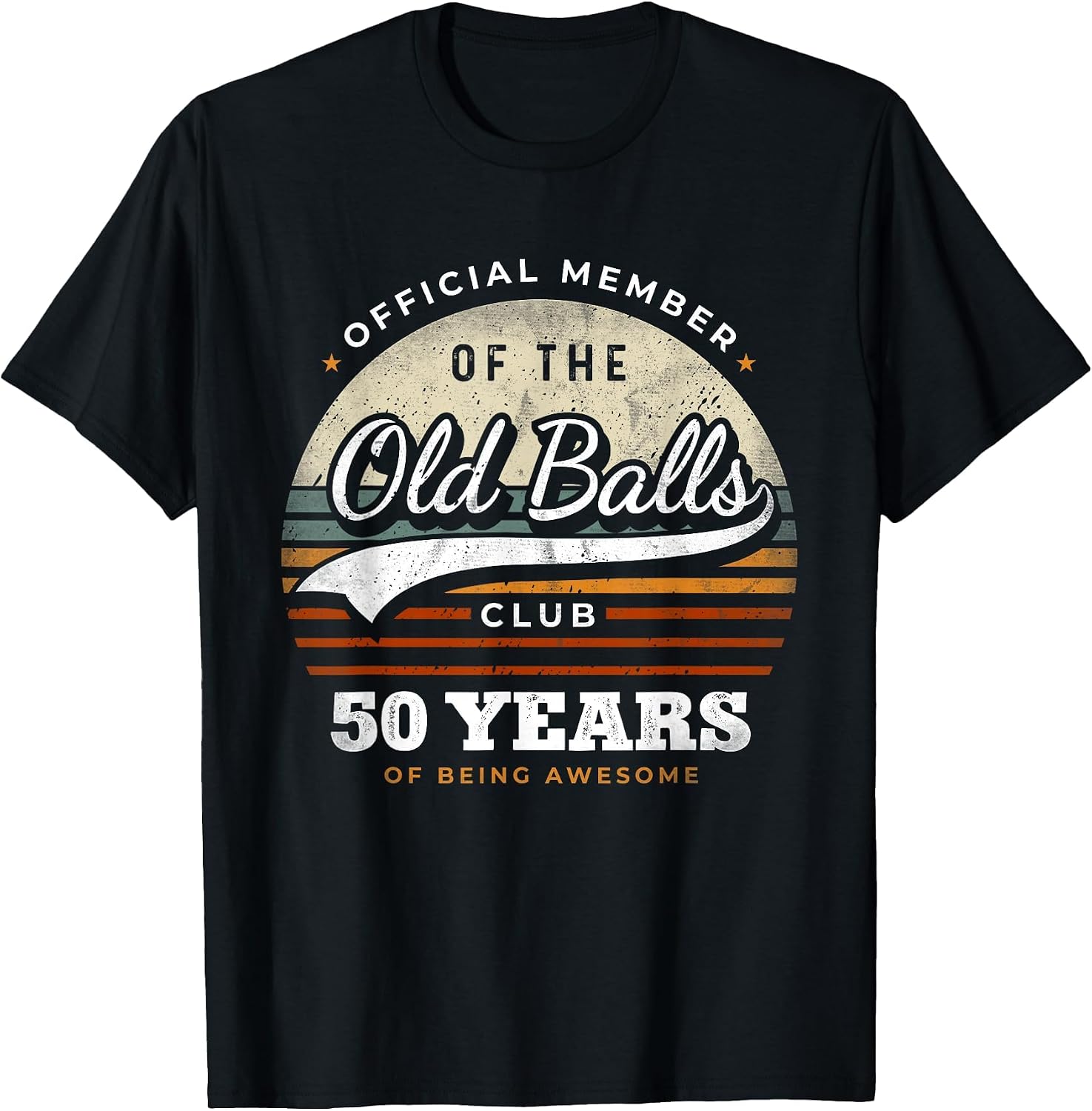 Official Member Old Balls Club 50 Years Funny 50th Birthday