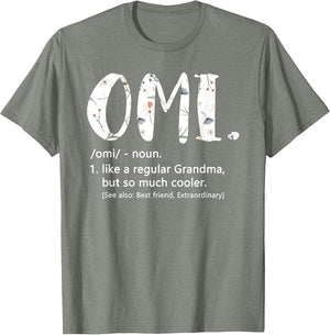 Omi Shirts Mothers Day idea Cute Grandma Omi