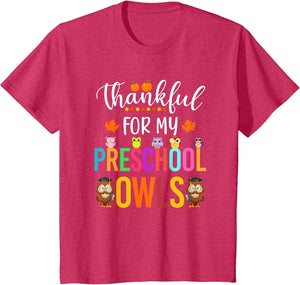 Thankful for My Preschool Owls Thanksgiving Owls Teacher