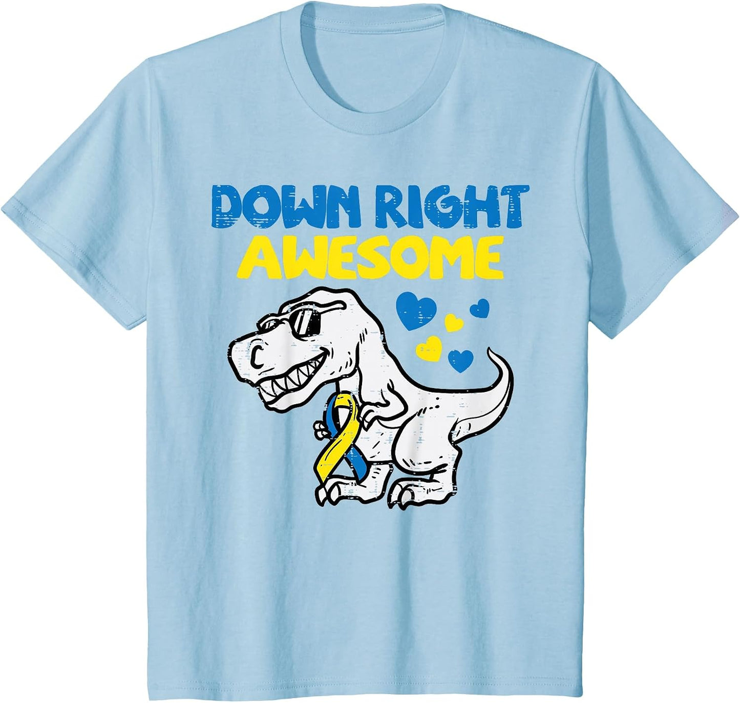 Kids Down Right Awesome Dino Down Syndrome Awareness Boys Kids