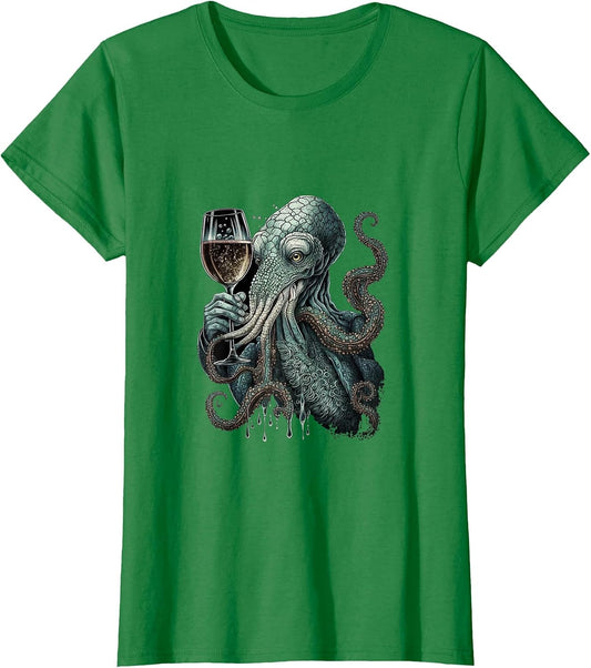 Octopus Tentacles Wine Drinking