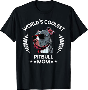World's Coolest Dog Mom Mama - Women Pitbull
