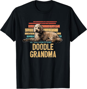Retro Doodle Grandma Goldendoodle Dog Mom Cute Dog Lover