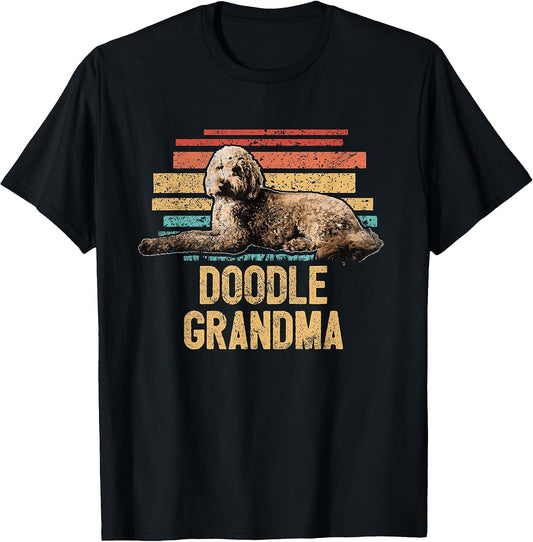 Retro Doodle Grandma Goldendoodle Dog Mom Cute Dog Lover
