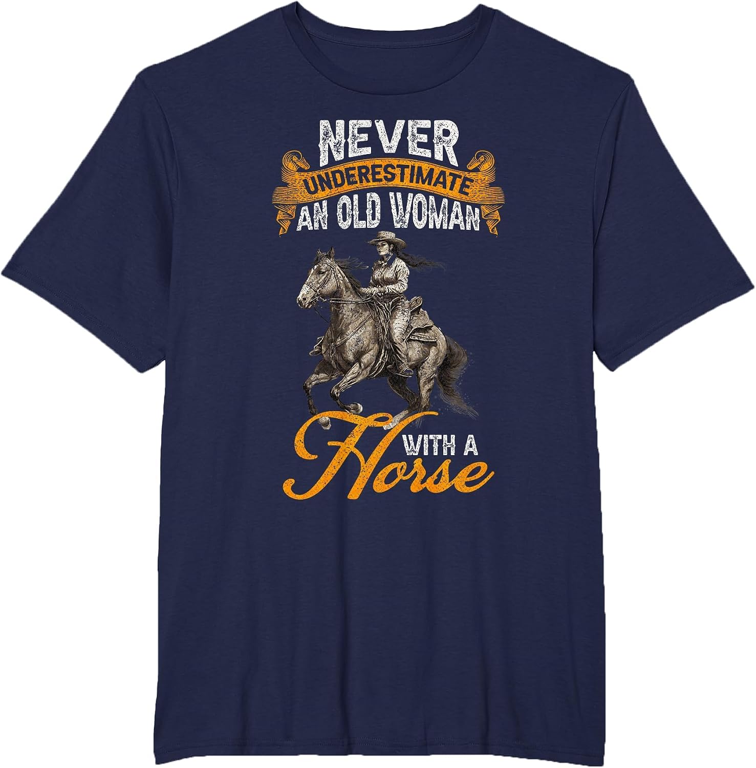 Never Underestimate an Old Woman with A Horse, Riding Horses