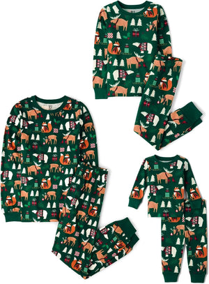 The Children's Place -baby Family Matching, Christmas and Holiday Pajama Sets, Cotton