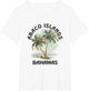 Abaco Islands Bahamas Palms Vintage Beach