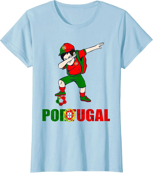 Portugal Flag Dabbing Boy Portugal Soccer Portuguese Pride