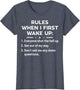 Rules When I First Wake Up