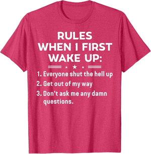 Rules When I First Wake Up