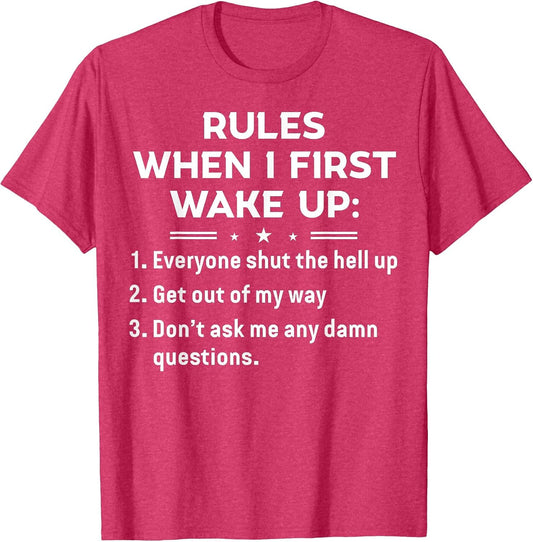Rules When I First Wake Up