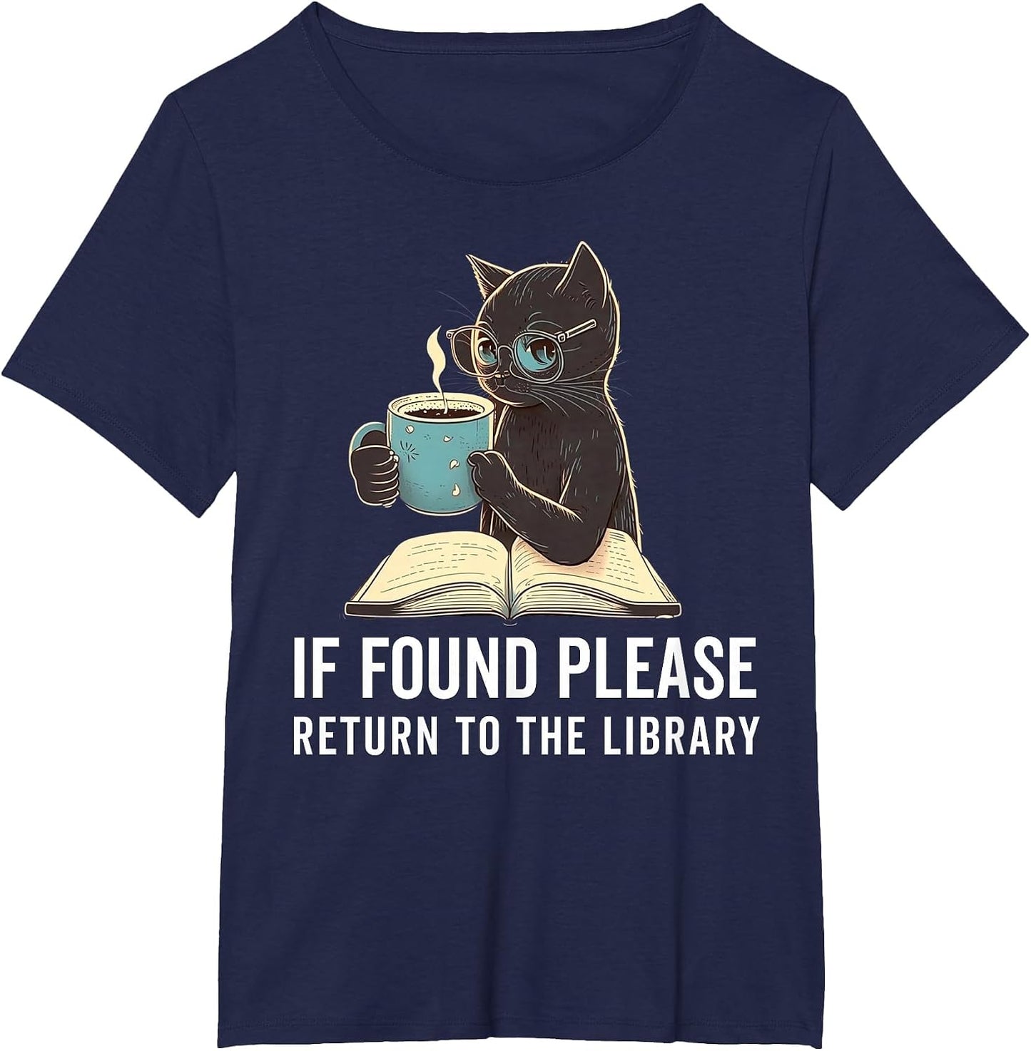 If Found Please Return to The Library Bookish Book Lover