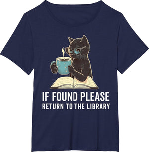 If Found Please Return to The Library Bookish Book Lover