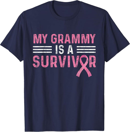 My Grammy is A Survivor Pink Ribbon Breast Cancer Awareness