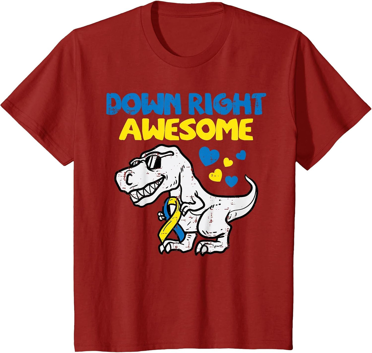 Kids Down Right Awesome Dino Down Syndrome Awareness Boys Kids