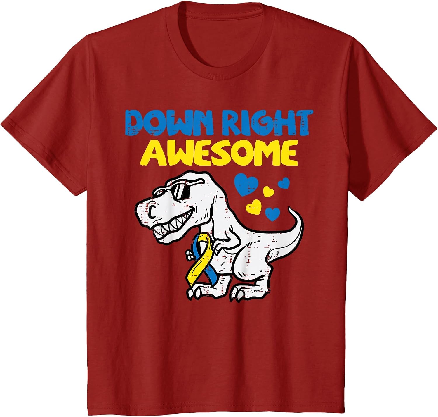 Kids Down Right Awesome Dino Down Syndrome Awareness Boys Kids