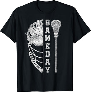 Game Day Lacrosse Season Funny Men Women Team Sports Vintage