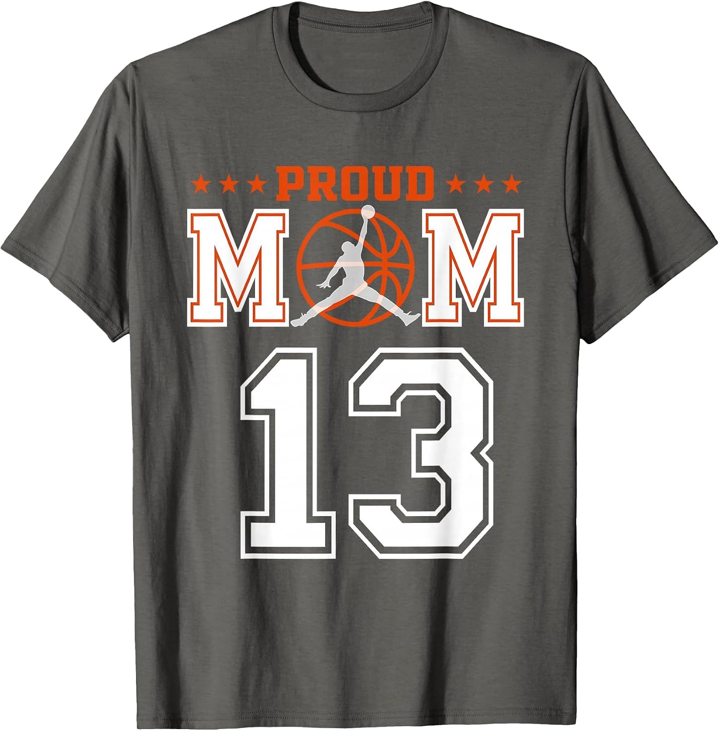 Custom Number 13 Proud Basketball Mom Personalized Sport Lov