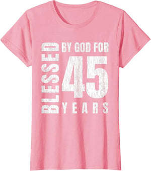 Blessed by God for 45 Years, Turned to Forty Five Year