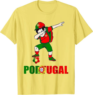 Portugal Flag Dabbing Boy Portugal Soccer Portuguese Pride