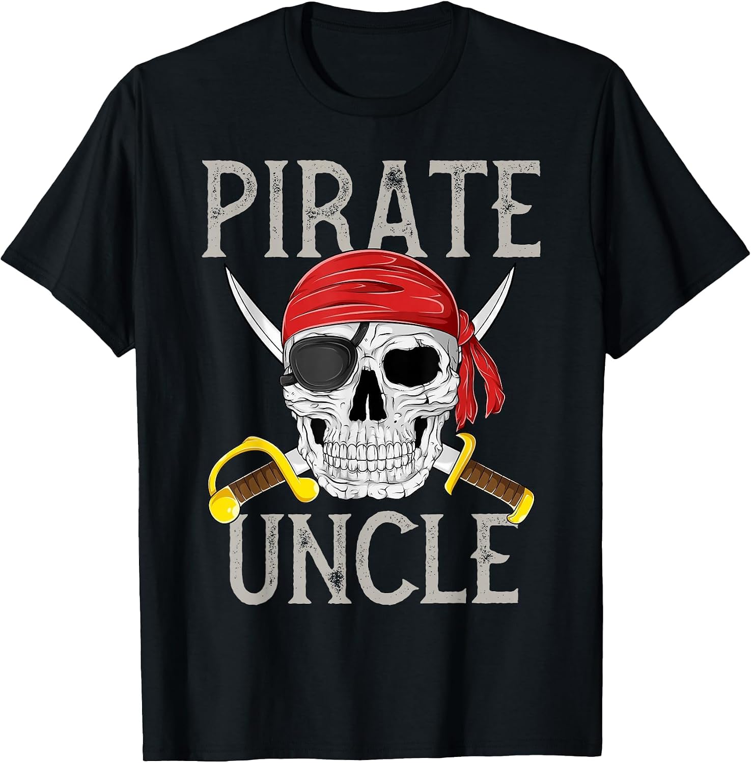 Pirate Uncle Jolly Roger Flag Skull Family Pirates
