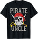 Pirate Uncle Jolly Roger Flag Skull Family Pirates