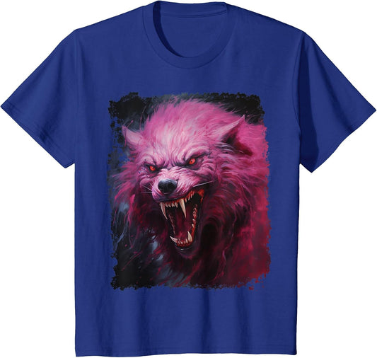 Werewolf Scary Pink Halloween