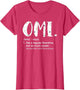 Omi Shirts Mothers Day idea Cute Grandma Omi