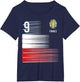 France Flag Number 9 French Soccer Men Women Boys Girls Kids