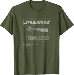 Star Wars Classic Lightsaber Schematics Used By Darth Vader