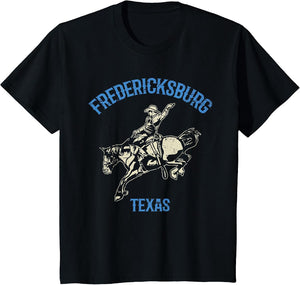 Fredericksburg Texas Cowboy and Bucking Horse Design